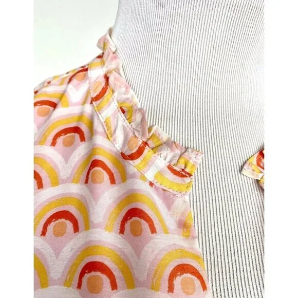 J Marie The Summer Tiered Dress size Large Retail $128 New Rainbow - Picture 4 of 13